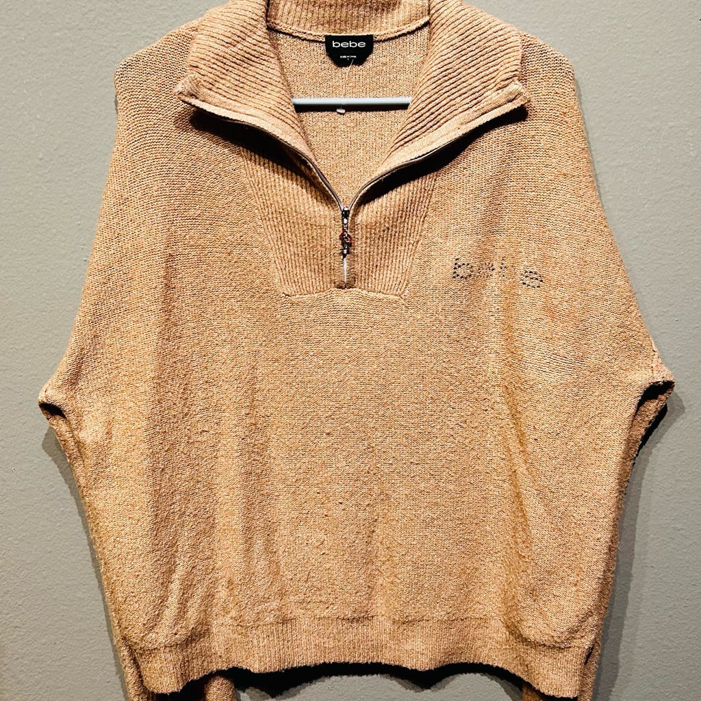 Bebe Camel Knit Sweater